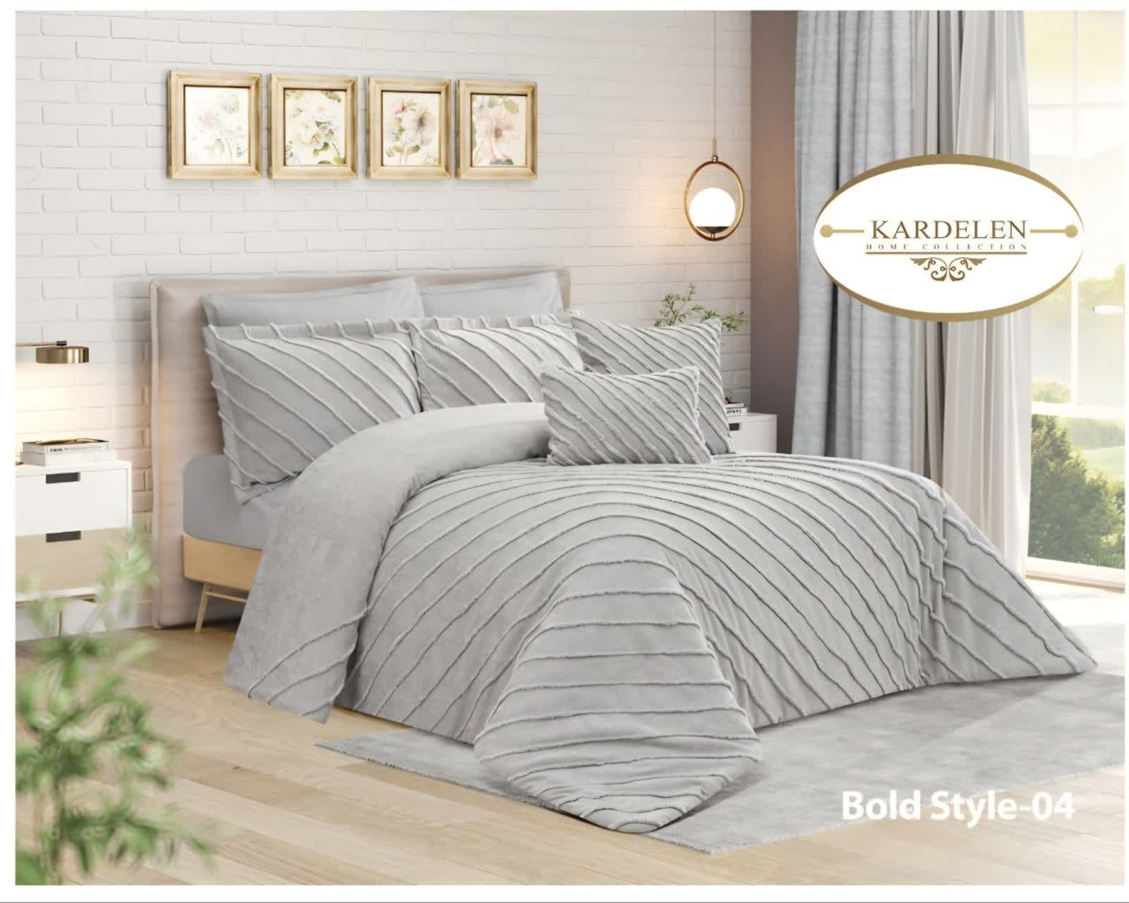 روتختی خامه دوزی کاردلن مدل Bold Style (بولد استایل) دو نفره - تصویر 4