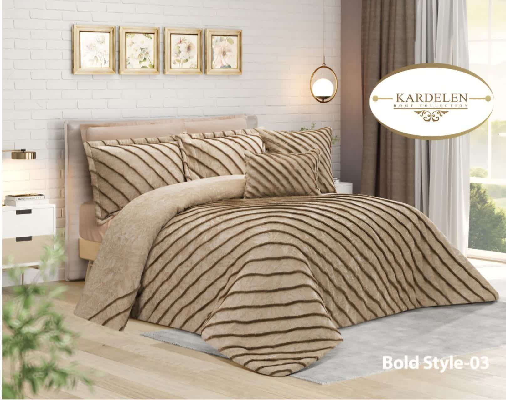 روتختی خامه دوزی کاردلن مدل Bold Style (بولد استایل) دو نفره - تصویر 3